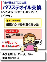 パワステオイル交換