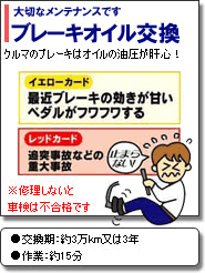 ブレーキオイル交換